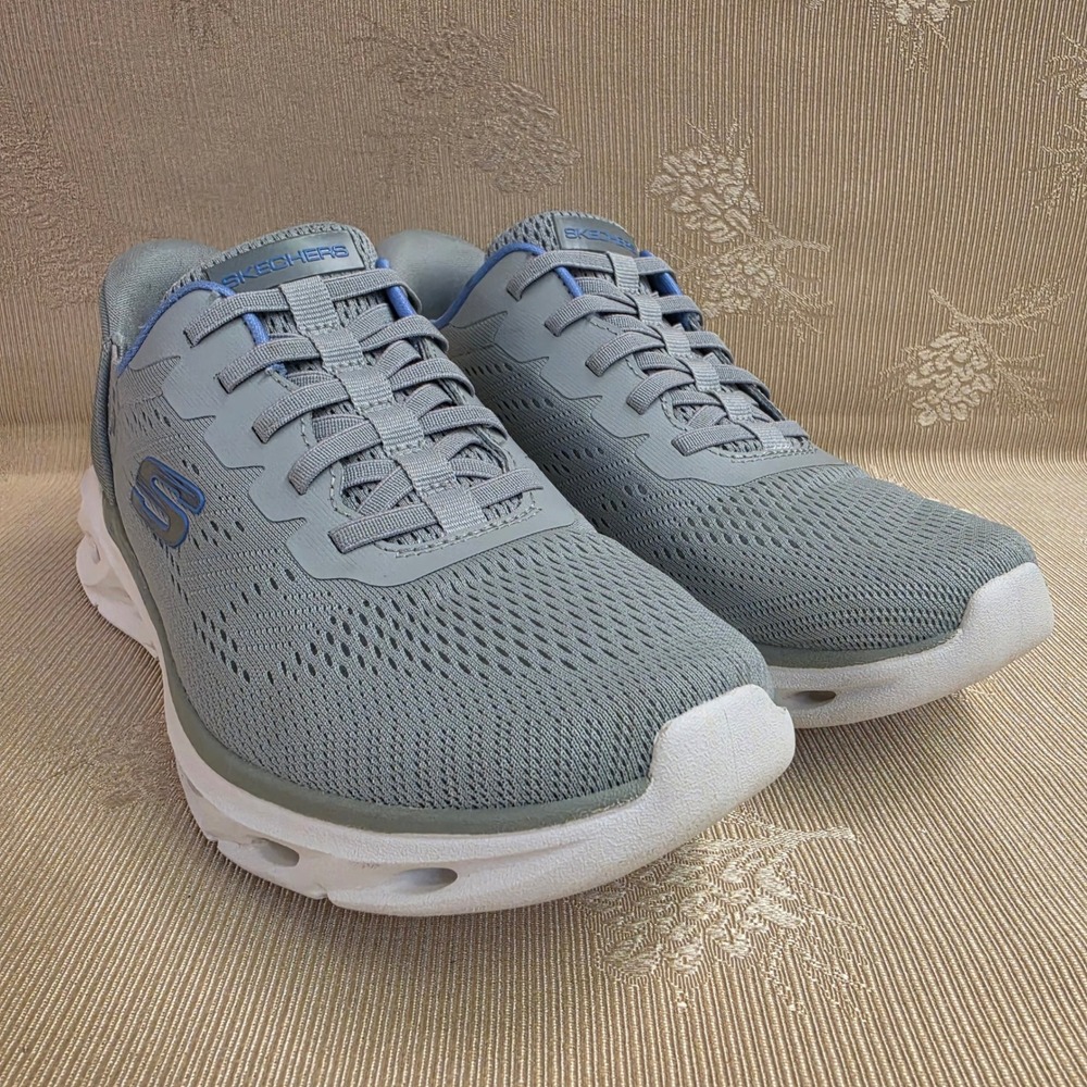 Skechers Hands Free Slip-ins Glide-Lite 2.0 Grey Blue Sneakers 179341 Womens 8 - Picture 2 of 7